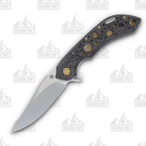 Olamic Wayfarer 247 Folding Knife T-034B Dark Matter Bronze (Black Acid Rain)