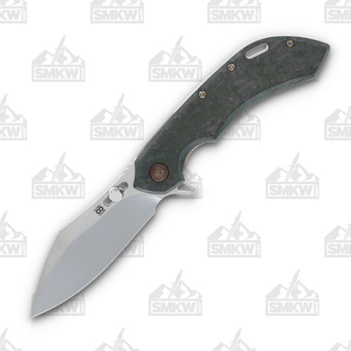 Olamic Wayfarer 247 Folding Knife T-059C Dark Matter (Green Neontropic)