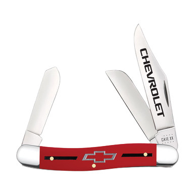 Case XX Chevrolet Red Synthetic Medium Stockman Folding Knife