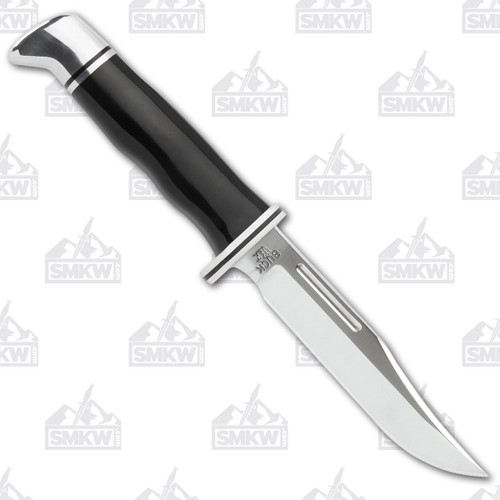 Buck 117 Brahma Fixed Blade Knife Black Phenolic