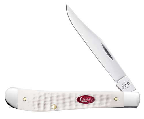 Case White Synthetic SparXX Slimline Trapper Folding Knife