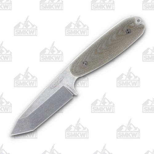 Bradford Guardian 3.5 OD Micarta CPM-3V Fixed Blade Tanto