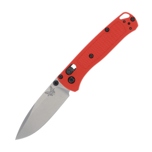 Benchmade Mini Bugout AXIS Lock Folding Knife (Mesa Red)