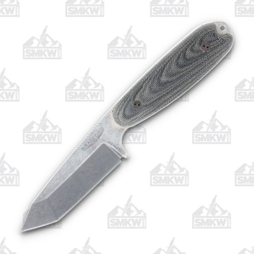 Bradford Guardian 3.5 Fixed Knife 3D Camo 3.5in Plain Stonewash Tanto 1