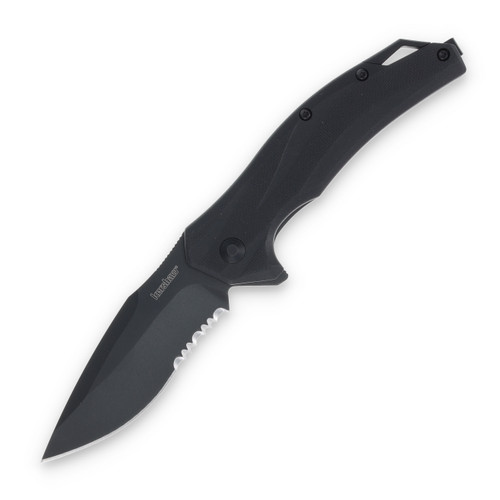 Kershaw Lateral Assisted Folding Knife Black 3.1in PS Drop Point Blade