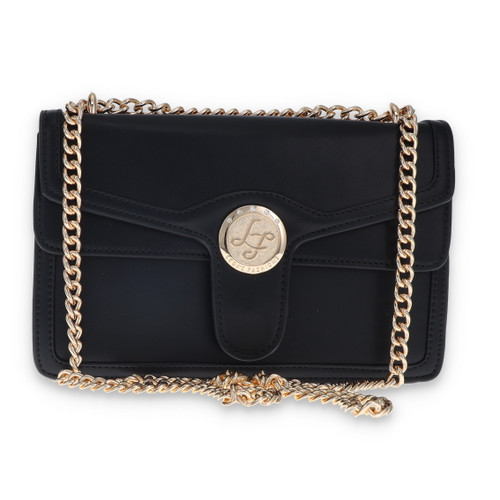 Leda Fashion Multi-Compartment Black Clutch Purse LPP2032BLK