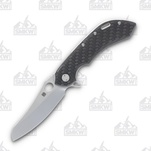 Olamic Wayfarer 247 Folding Knife T-052M Mouflon Twill Fat Carbon