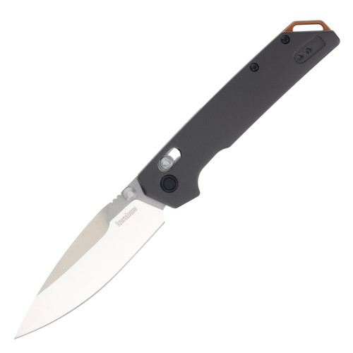 Kershaw Iridium Folding Knife Gray 3.4 Inch Plain Satin Spear Point 1