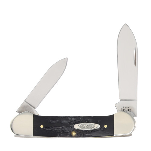 Case XX Pocket Knife Jigged Buffalo Horn Canoe