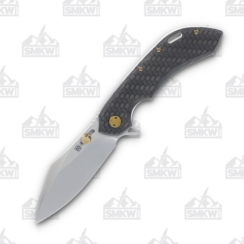 Olamic Wayfarer 247 Folding Knife T-0034C Cutlass Twill Fat Carbon (Jeweled Bronze)