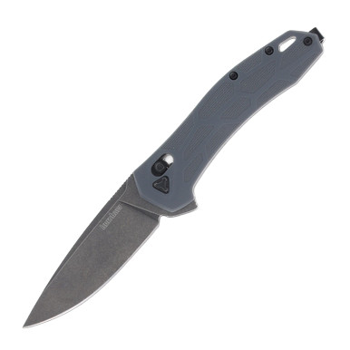 Kershaw Covalent Folding Knife Duralock 3.2in Blackwash Drop Point Blade