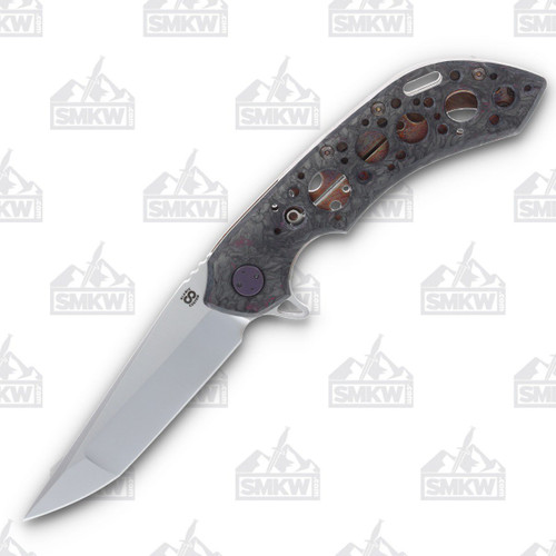 Olamic Wayfarer 247 Folding Knife T-020Q Companto Purple Dark Matter (Antique Entropic)
