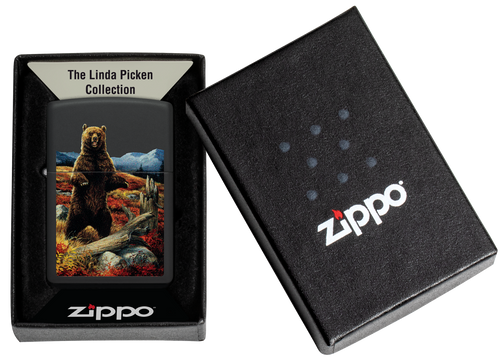 Zippo Linda Picken Brown Bear Lighter