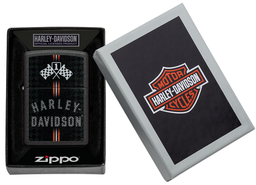 Zippo Harley-Davidson Checkered Flag Lighter