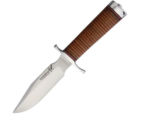 Blackjack Classic Model 5 Stacked Leather Fixed Blade Knife