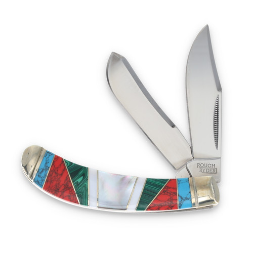 Rough Ryder Stoneworx Bow Trapper Folding Knife RR2414