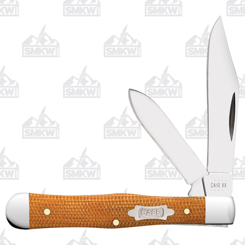 1095 Carbon Steel Burlap Micarta Swell Center Jack