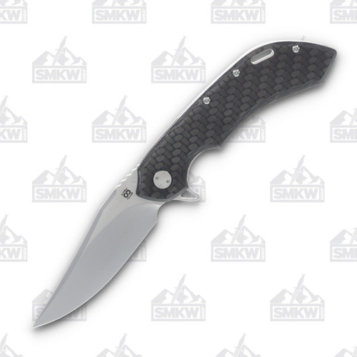 Olamic Wayfarer 247 Folding Knife T-056B Bowie Twill Fat Carbon