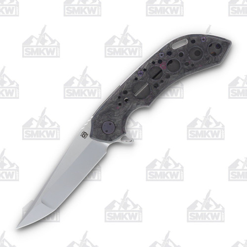 Olamic Wayfarer 247 Folding Knife T-023Q Companto Dark Matter (Purple Acid Rain)