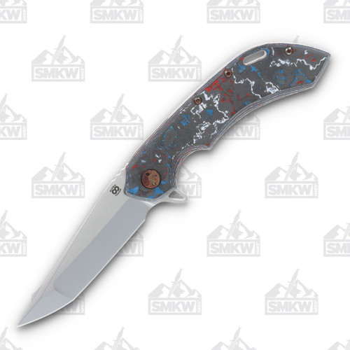 Olamic Wayfarer 247 Folding Knife T-036Q Companto Nebula Fat Carbon (Entropic Antique)