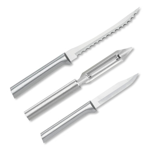 Rada Kitchen Knife Gift Set Peeling Paring Slicing Aluminum