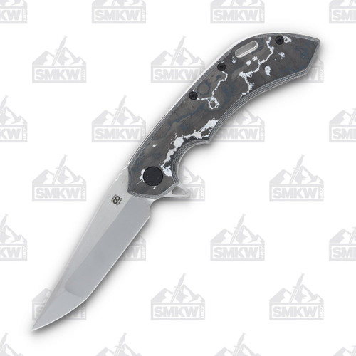 Olamic Wayfarer 247 Folding Knife Companto White Storm Fat Carbon (Light Blast)