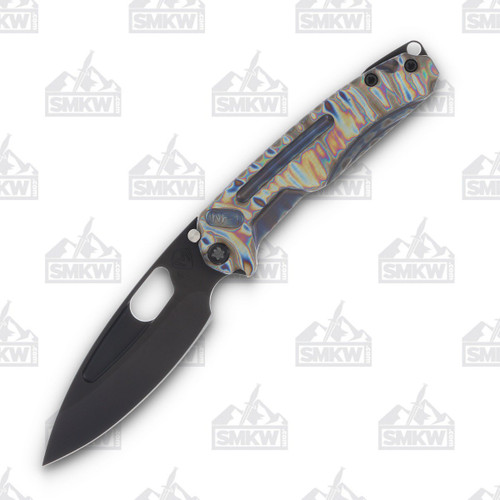Medford Infraction 3.62in PVD S45VN Drop Point Tsunami Wave/PVD/Flamed