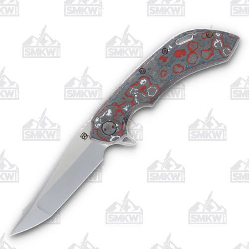 Olamic Wayfarer 247 Folding Knife T-025Q Companto Nebula Fat Carbon (Neontropic)