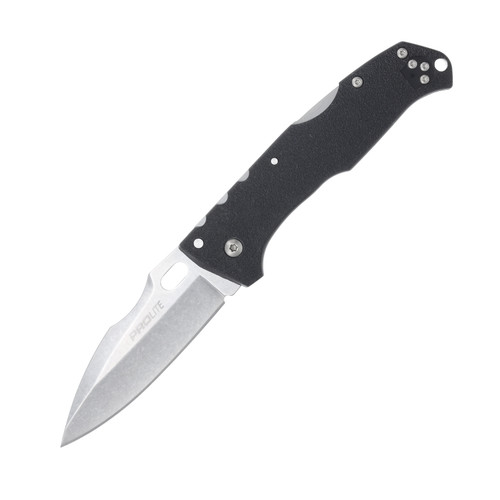 Cold Steel Pro Lite Sport Folding Knife 3.5in Stonewash Drop Point Blade