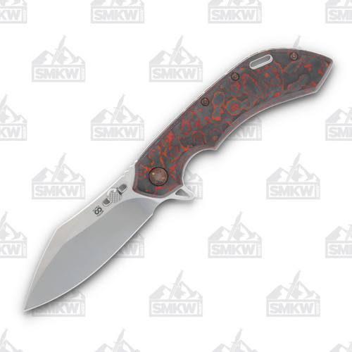 Olamic Wayfarer 247 Folding Knife T-089C Cutlass Mars Valley Fat Carbon (Stonewash Acid Rain)