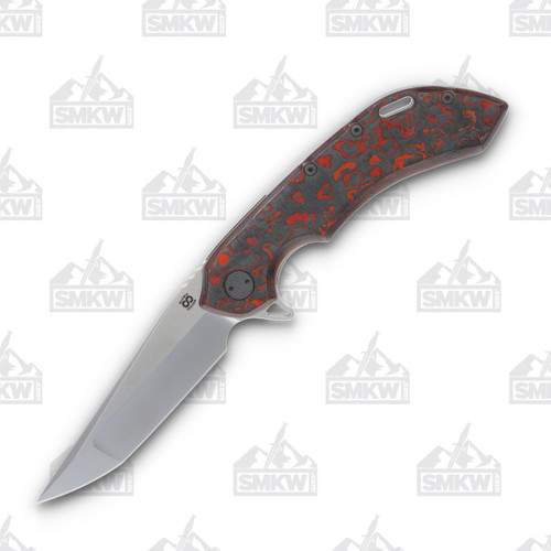 Olamic Wayfarer 247 Folding Knife T-038Q Companto White Storm Fat Carbon (Light Blast)