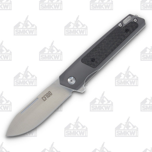 Ontario Knife Co. CF100 Folding Knife (Gray/Black)