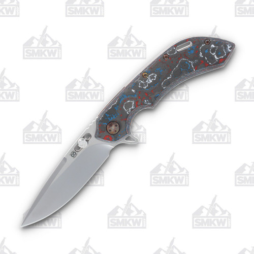 Olamic Wayfarer 247 Folding Knife T-074P Purist Nebula Fat Carbon (Antique Entropic)