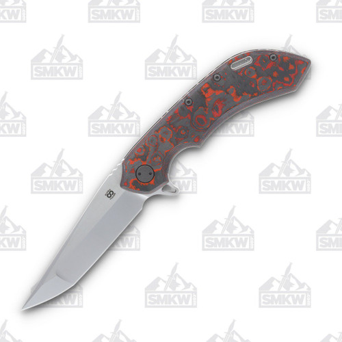 Olamic Wayfarer 247 Folding Knife T-044Q Companto Mars Valley Fat Carbon (Stonewash Acid Rain)