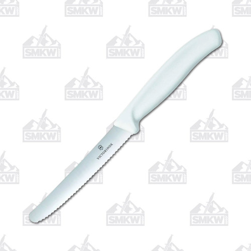 Victorinox Steak Knife 4.5" Round Tip White Serrated