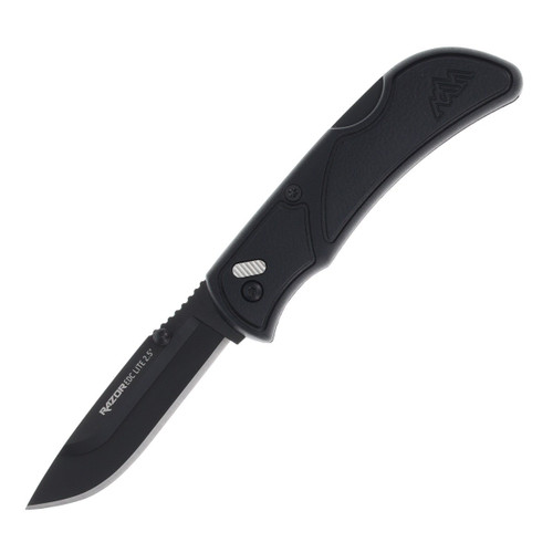 Outdoor Edge Razor EDC Lite Folding Knife 2.5in Drop Point Black