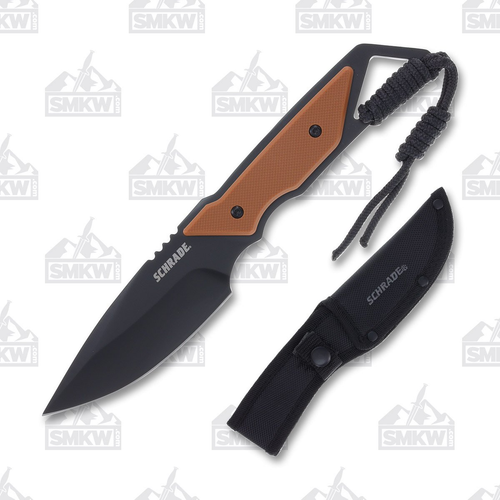 Schrade Para Fixed Blade Knife Tan GFN