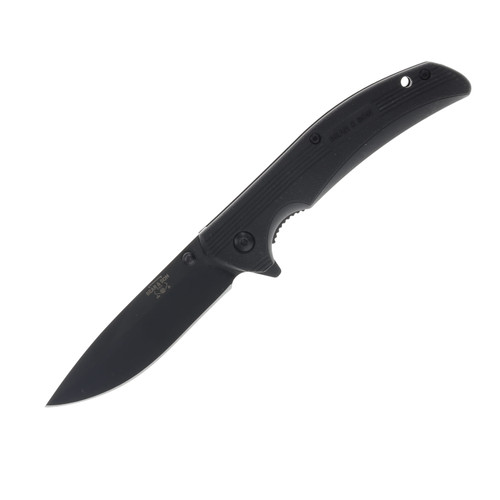 Bear & Son 4.5" Sideliner Flipper Folding Knife Black Zytel BR778B