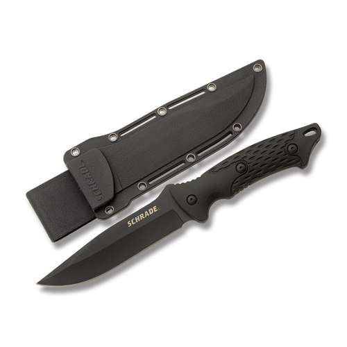 Schrade Blackout Fixed Clip Point