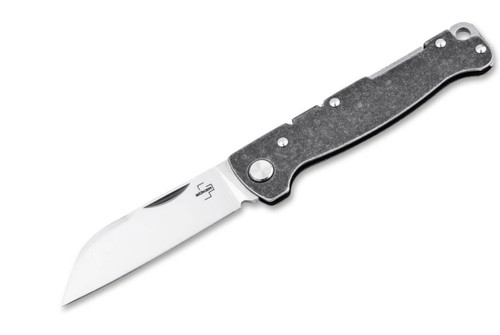 Boker Plus Atlas Backlock Folding Knife 2.68in Satin Sheepsfoot Blade