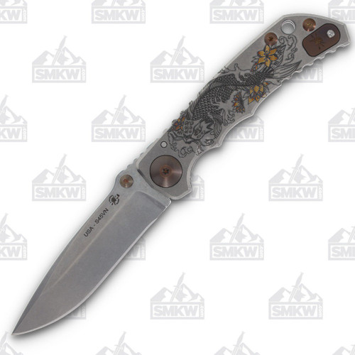 Spartan Blades Harsey Framelock Folding Knife 2022 Special Edition Koi Fish