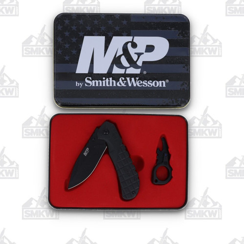Smith & Wesson Folding Knife & Bottle Opener Gift Set