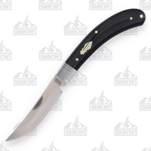 Rough Ryder Black Micarta Large Bow Trapper Folding Knife