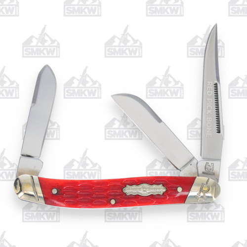 Rough Ryder Red Pick Bone Stockman