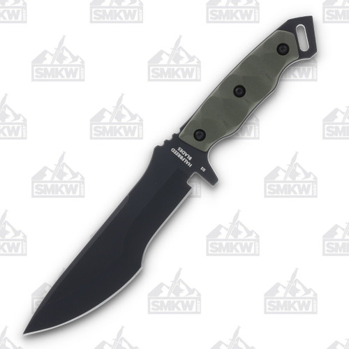 Halfbreed MIK-08 Medium Infantry Fixed Blade Knife (Teflon Coated  Olive Drab G-10)