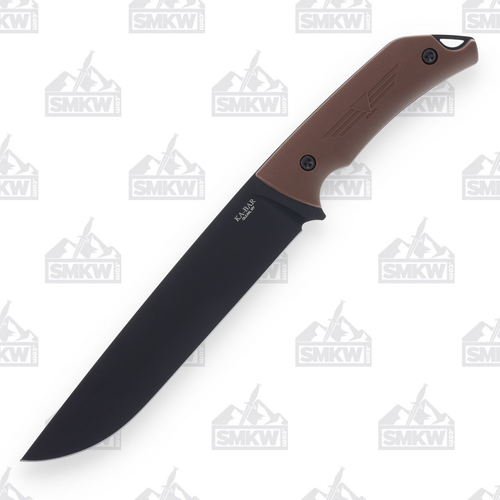 KA-BAR Jarosz Camp Turok 8in Black Plain Fixed Blade Knife