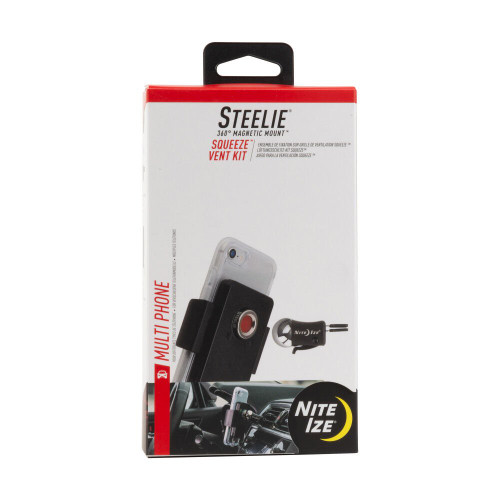 Nite Ize Steelie Squeeze Vent Kit - Universal Magnetic Car Phone Mount NISTSVK11R8