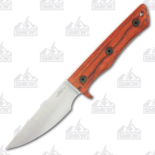 Case Orange Peel Smooth Hardwood Composite Hunter Fixed Blade Knife