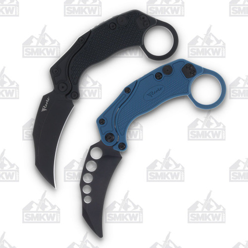 Reate Exo-K Karambit Gravity Knife (Black PVD  Black Handle)