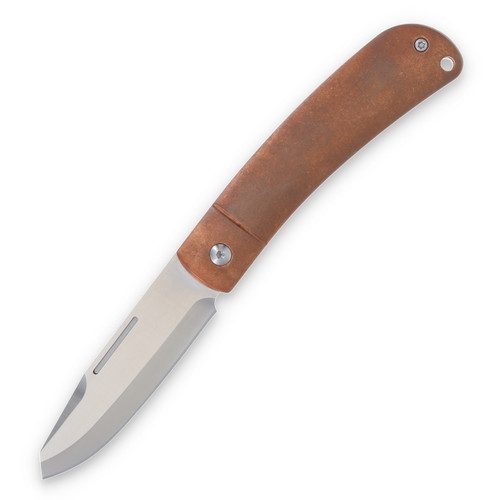 Rough Ryder Apta Modern Slip Joint Folding Knife Copper Wharncliffe RR2314